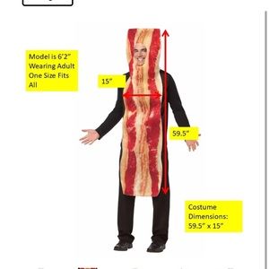 NWT One Size Bacon Costume